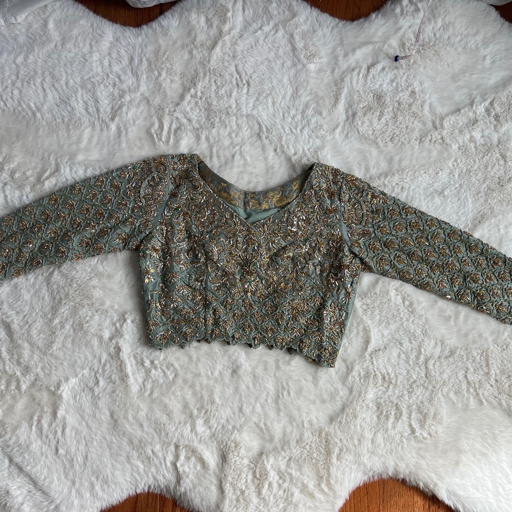 Brand New Seagreen Lehenga - custom made